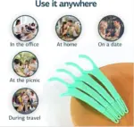 30pcs Dental Floss Flosser Picks Toothpicks Teeth Stick Tooth Cleaning Interdental Brush Dental Floss Pick Cleaning Tooth - Image 3