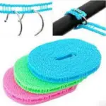 New 5m Nylon Non-slip Clothes Dryer Rope With Hook For Travel Camping Windproof Laundry Rope Clothes Hangers - Image 3