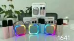 Karaoke Machine with Dual Microphone Bluetooth Speaker Outdoor Party Singing Bluetooth Speaker Portable Sub woofer Microphone Stereo Sound RGB Light 1200MAh Battery Outdoors Wireless Speaker Rechargeable - Image 8