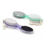 4 in 1 pedicure Brush Eden Stone Foot Scraper Scrubber Scrub Filer Cleaner - Image 2