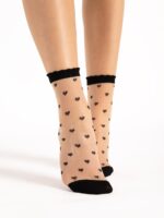 10 Pairs Skin Black Socks Bamboo Female Short Embroidered floral Lace Velvet Socks Women Thin Hosiery Transparent Silk Socks - Image 3