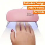 Professional Nail Dryer 6W UV Lamp for Nail Art - LED Gel Curing Machine with USB - Image 4