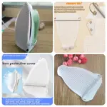 TEFLON IRON COVER Heat Resistant Teflon Iron Press Shoe Cover for Steam & Dry Iron | Non-Stick Soleplate Shield to Protect Clothes from Burns, Scorch Marks & Fabric Damage | Easy Glide Ironing Protector