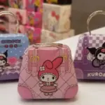 New Metal kuromi melody sticker purse