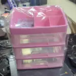 Home Organizer 3 Layer 3 Tier Cosmetic Jewelry Organizer Box Size:29*25*19cm