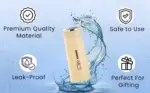 Premium NICE 400ml Glass Water Bottle - Insulated for Ultimate Freshness - Perfect for School, Gym, and Office Use - Durable Glass/Plastic Hybrid Construction - Leakproof Design - Stay Hydrated in Style - Image 4