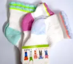 3pairs Export Quality organic cotton socks 0 to 24 months