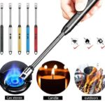 Electric Arc Lighter Rechargeable Stove Lighters Long Neck LED Battery Indicator Windproof 360 degree free rotation Specialty Kitchen Tools - Image 8