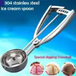 Ice Cream Scoop Stainless Steel Cookie Dough Scooper For Fruit Melon Baller Digging Ball Scooper Kitchen Confectionery Tool Accessory - Image 2