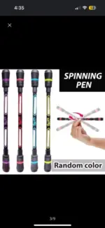 Spinning Pen Creative Random Rotating Gaming Gel Pens Student Gift Toy - Image 3