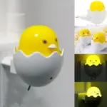 LED Night Light Chick Egg Night light Bulb Yellow Color Duck LED Plug Home Bedroom Children Kids Gift