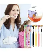 Three-Sided Soft Hair Toothbrush, Effective Wrap-Around Design, Deeply and Thoroughly to Clean Teeth and Gums, Suitable for Adults Children Manual Toothbrushes - Image 5