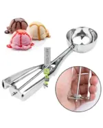 Ice Cream Scoop Stainless Steel Cookie Dough Scooper For Fruit Melon Baller Digging Ball Scooper Kitchen Confectionery Tool Accessory
