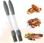 Silicone Grill Seasoning Brush, High Temperature Resistant Silicone Brush, BBQ Grilling Accessories, Baking Brush - Image 3