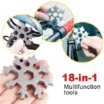 18 in 1 multi functional keychain