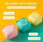 Silicone Soft Bath Body Brush with Shampoo Dispenser - Image 8