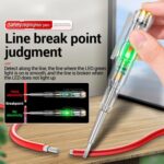 Intelligent Voltage Tester Pen AC Non-contact Induction Test Pencil Voltmeter Power Detector Electrical Screwdriver Indicator Voltage tester pen Non-contact voltage detector Induction test pencil AC voltage detector Electrical tester pen Power detector