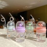 Baby dolphin Water Bottle Car Fountain Whale Children Cup Baby Feeding Bottle Straw sipper Water Cup Outdoor Portable Cup with Straw 280ml - Image 7