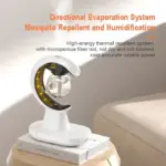Rechargeable Humidifier Mosquito Repellent Lamp Electronic Mosquito Killer Lamp
