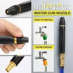 High- Pressure Water Spray Nozzle for Car Garden Lawn Wash Hose Pipe Nozzle - Image 2