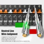 Intelligent Voltage Tester Pen AC Non-contact Induction Test Pencil Voltmeter Power Detector Electrical Screwdriver Indicator Voltage tester pen Non-contact voltage detector Induction test pencil AC voltage detector Electrical tester pen Power detector - Image 4
