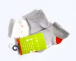 3pairs Export Quality organic cotton socks 0 to 24 months - Image 2