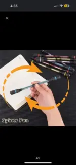 Spinning Pen Creative Random Rotating Gaming Gel Pens Student Gift Toy - Image 5