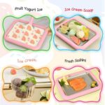 At-Home Ice Cream Maker Kit, Rolled Ice Cream Machine Including Instant Freeze Tray& 2 Scrapers, Ice Cream Tray - Image 5