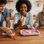 At-Home Ice Cream Maker Kit, Rolled Ice Cream Machine Including Instant Freeze Tray& 2 Scrapers, Ice Cream Tray - Image 6