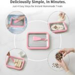 At-Home Ice Cream Maker Kit, Rolled Ice Cream Machine Including Instant Freeze Tray& 2 Scrapers, Ice Cream Tray - Image 7