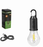 Rechargeable LED Bulb Light with Type-C Fast Charging, 3 Light Modes High Low SOS, Hanging Hook, Portable Emergency Light for Camping, Tent, Hiking & Home - Image 5