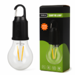 Rechargeable LED Bulb Light with Type-C Fast Charging, 3 Light Modes High Low SOS, Hanging Hook, Portable Emergency Light for Camping, Tent, Hiking & Home - Image 4